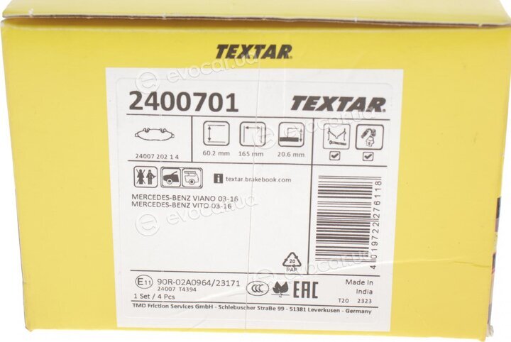 Textar 2400701