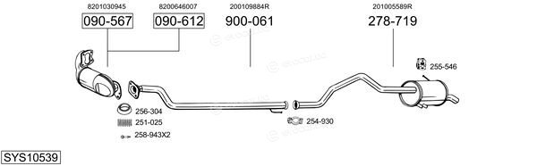 Bosal SYS10539