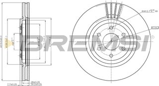 Bremsi CD7611V
