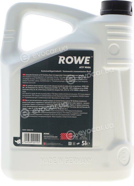 Rowe 25051-0050-99