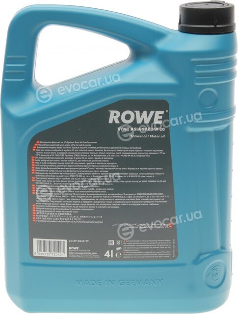 Rowe 20359-0040-99