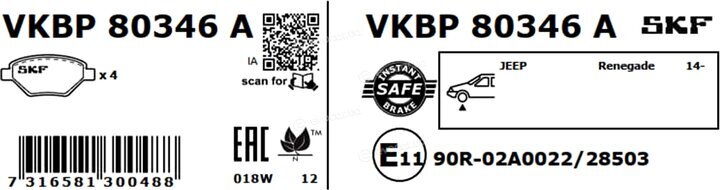 SKF VKBP 80346 A