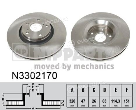 Nipparts N3302170