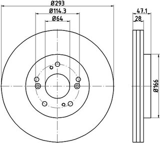 Hella Pagid 8DD 355 115-941