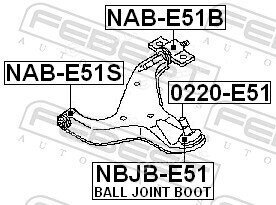 Febest NAB-E51S