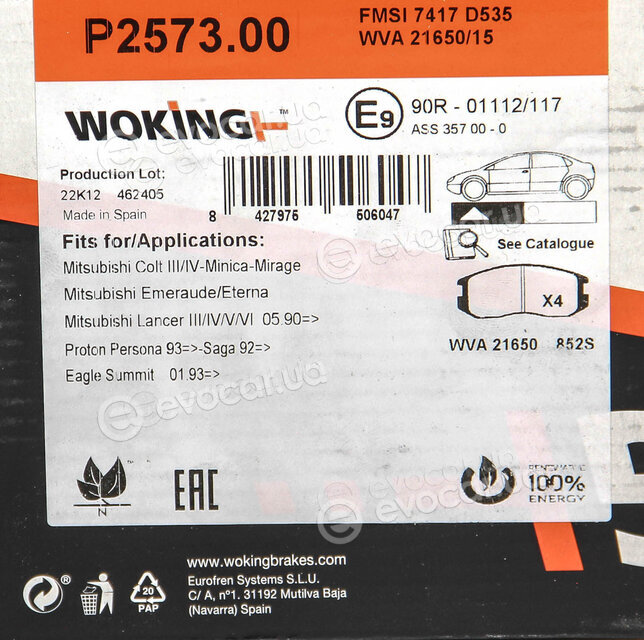 Woking P2573.00