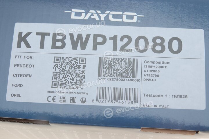 Dayco KTBWP12080