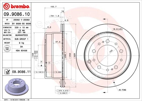 Brembo 09.9086.11