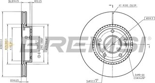 Bremsi CD9042VLS