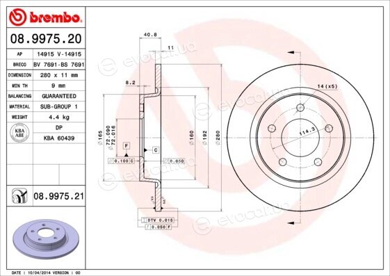 Brembo 08.9975.21