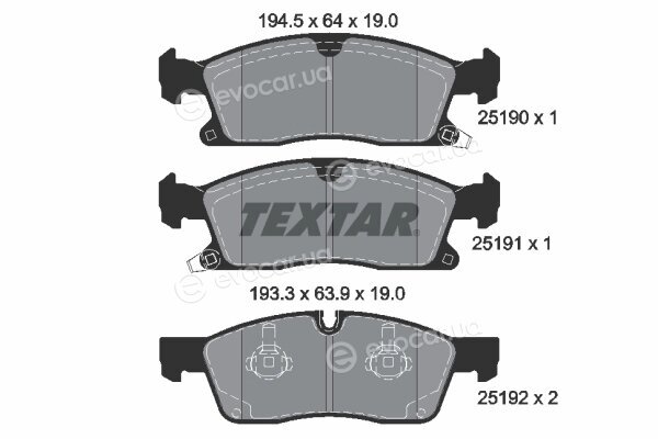 Textar 2519002