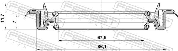 Febest 95TCS-69860712X