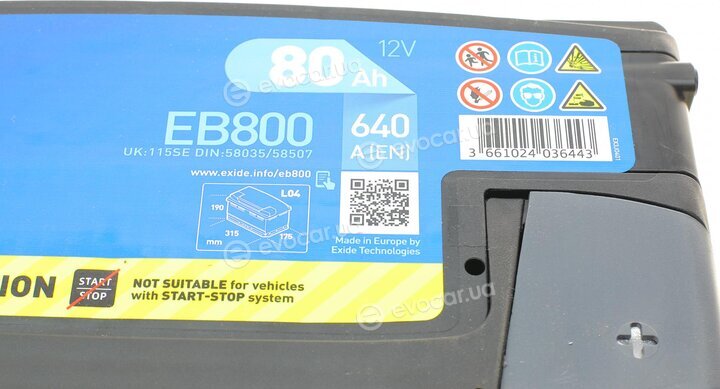 Exide EB800