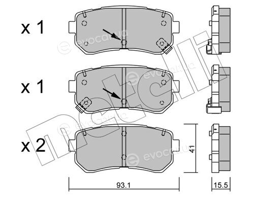 Metelli 22-0725-1