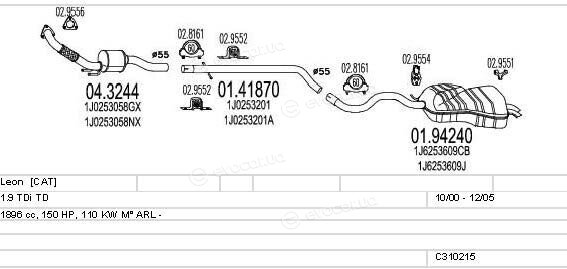 MTS C310215006453