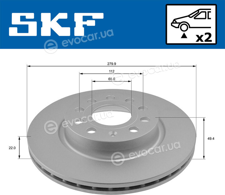 SKF VKBD 80012 V2