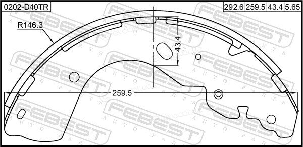 Febest 0202-D40TR