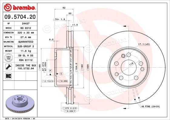 Brembo 09.5704.20