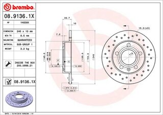 Brembo 08.9136.1X