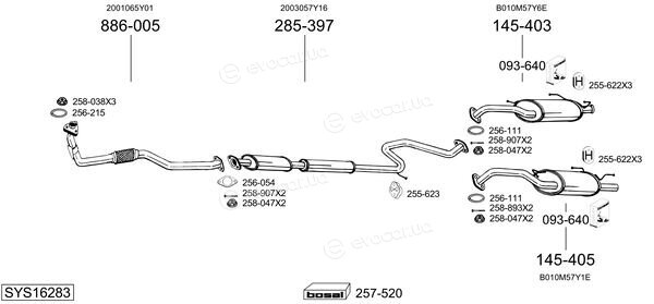 Bosal SYS16283