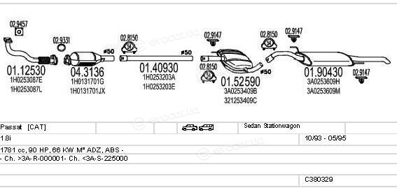 MTS C380329003187