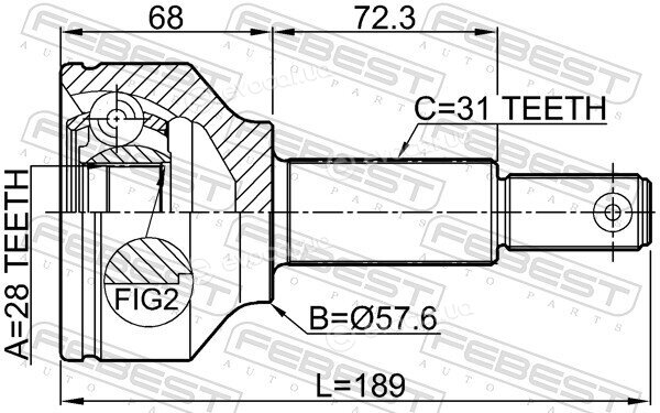 Febest 2110-TTF