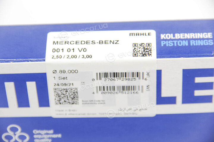 Mahle 001 01 V0