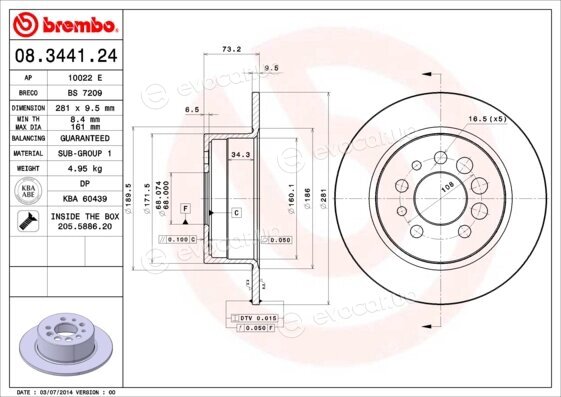 Brembo 08.3441.24