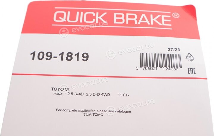 Kawe / Quick Brake 109-1819