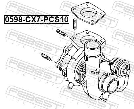 Febest 0598-CX7-PCS10
