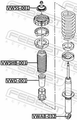 Febest VWD-001