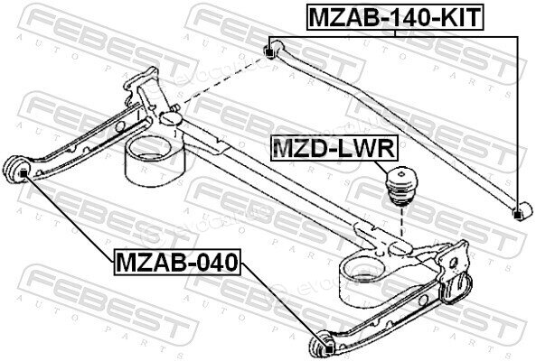 Febest MZAB-140-KIT