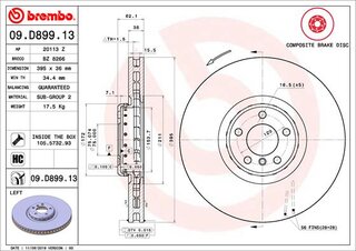 Brembo 09.D899.13