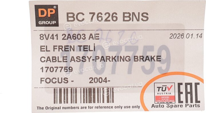 DP BC 7626 BNS