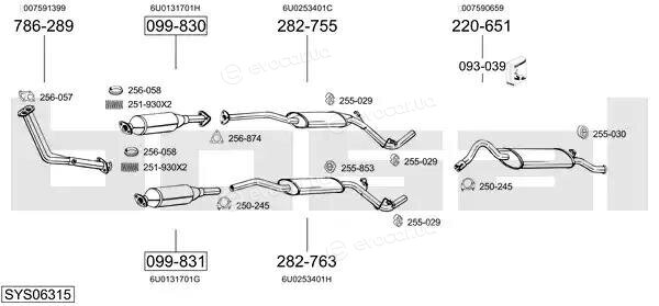 Bosal SYS06315