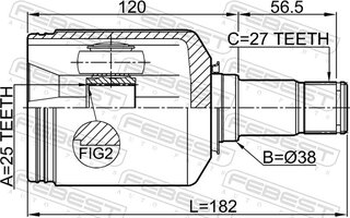 Febest 1611-169CVTLH