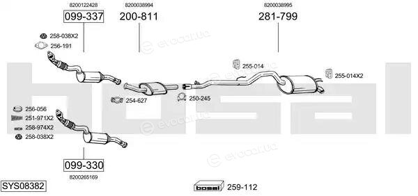 Bosal SYS08382