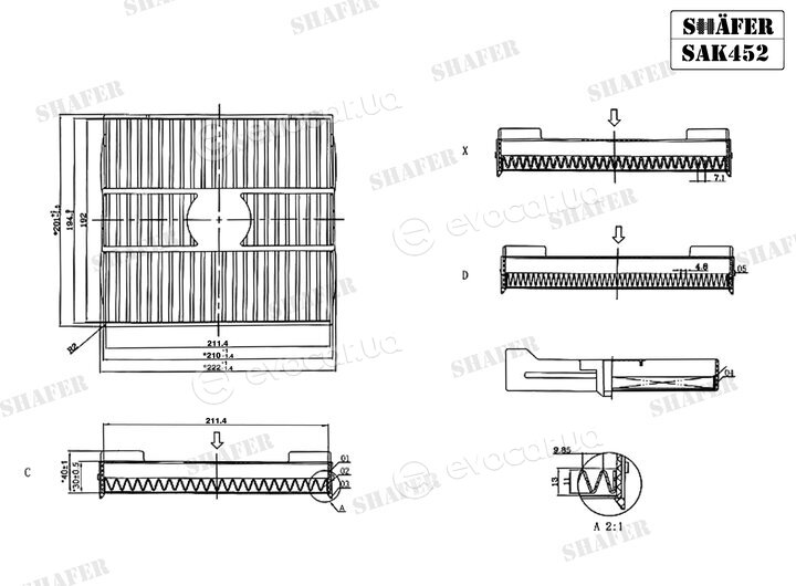 Shafer SAK452