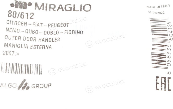 Miraglio 80/612