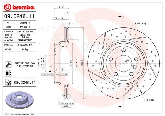 Brembo 09.C246.11