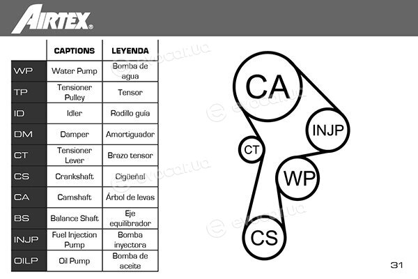 Airtex WPK-190701