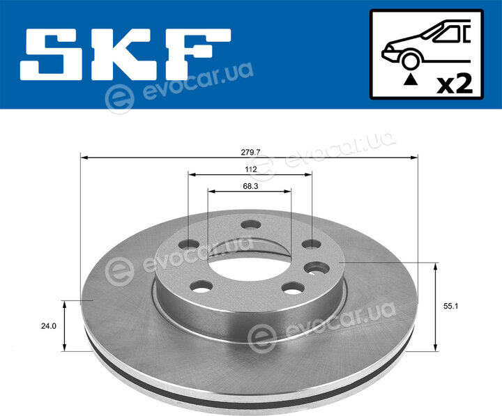 SKF VKBD 80358 V2