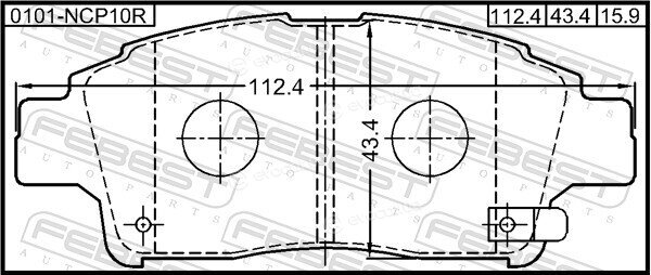 Febest 0101-NCP10R