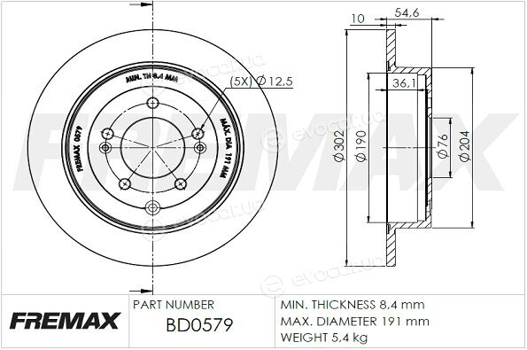 Fremax BD-0579