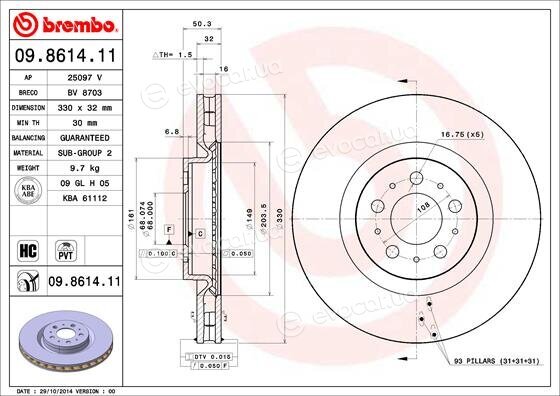 Brembo 09.8614.11