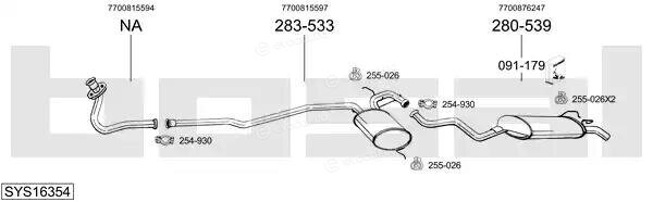 Bosal SYS16354