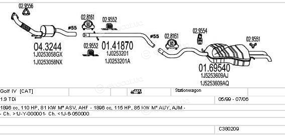 MTS C380209003014