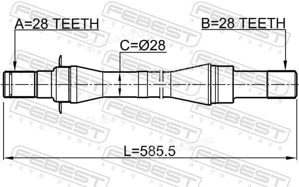 Febest 2212-CARATRH