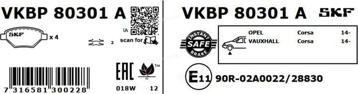 SKF VKBP 80301 A