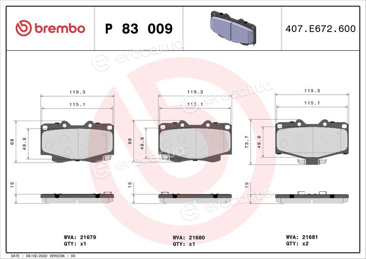 Brembo P 83 009